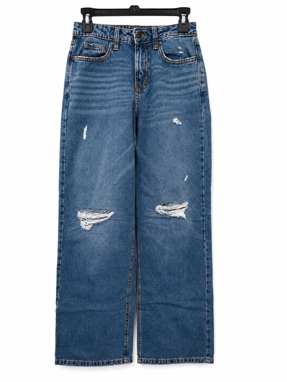 D001 - NWT Wild Fable Low Rise Baggy Distressed Jeans Women’s 4 31” Inseam